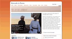 Desktop Screenshot of nomadsinoman.com